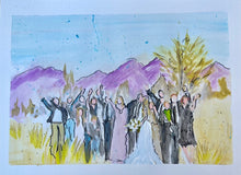 Load image into Gallery viewer, Watercolor Sketches 8"x10" with 11"x14" mat for framing CLICK HERE to Order