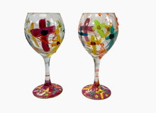Load image into Gallery viewer, Cross Wine Glass
