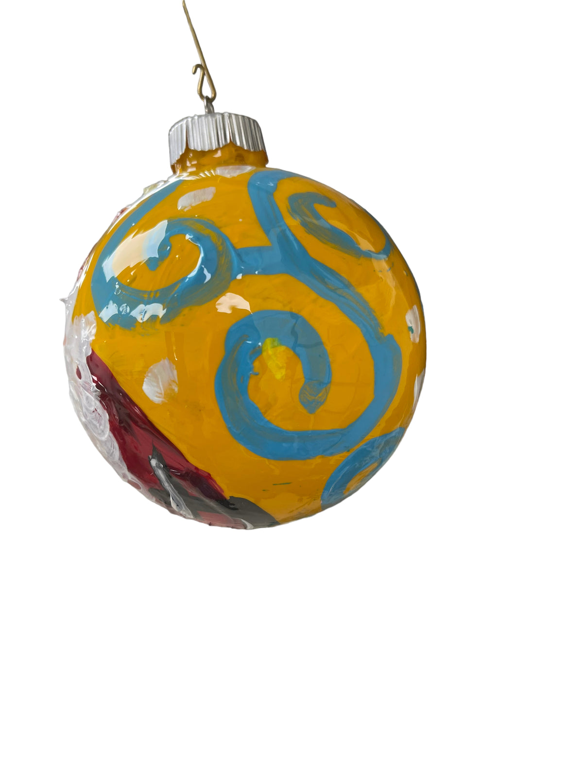 Glass Christmas ornament AB by Tracee Gentry Matthews, second view