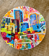 Load image into Gallery viewer, Colorful City Decorative Bowl 15-1/4" D