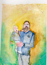 Load image into Gallery viewer, Watercolor Sketches 8"x10" with 11"x14" mat for framing CLICK HERE to Order