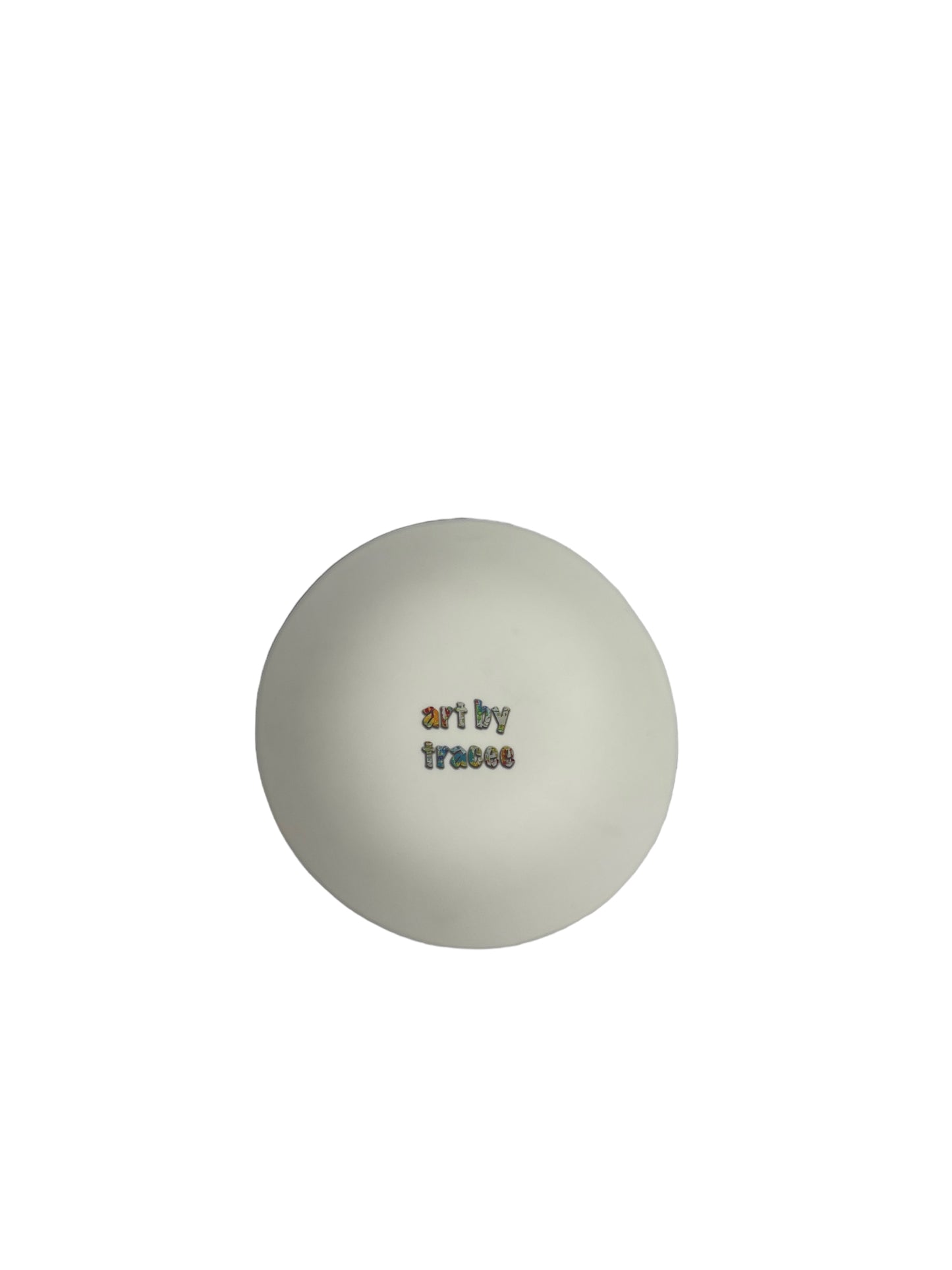 Cuenco decorativo en blanco y negro de 6" de profundidad