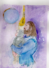 Load image into Gallery viewer, Watercolor Sketches 8"x10" with 11"x14" mat for framing CLICK HERE to Order