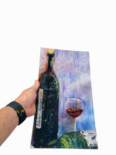 Load image into Gallery viewer, Glass Tray with Wine