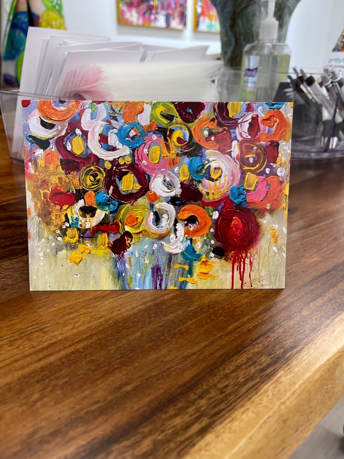 Tarjeta floral