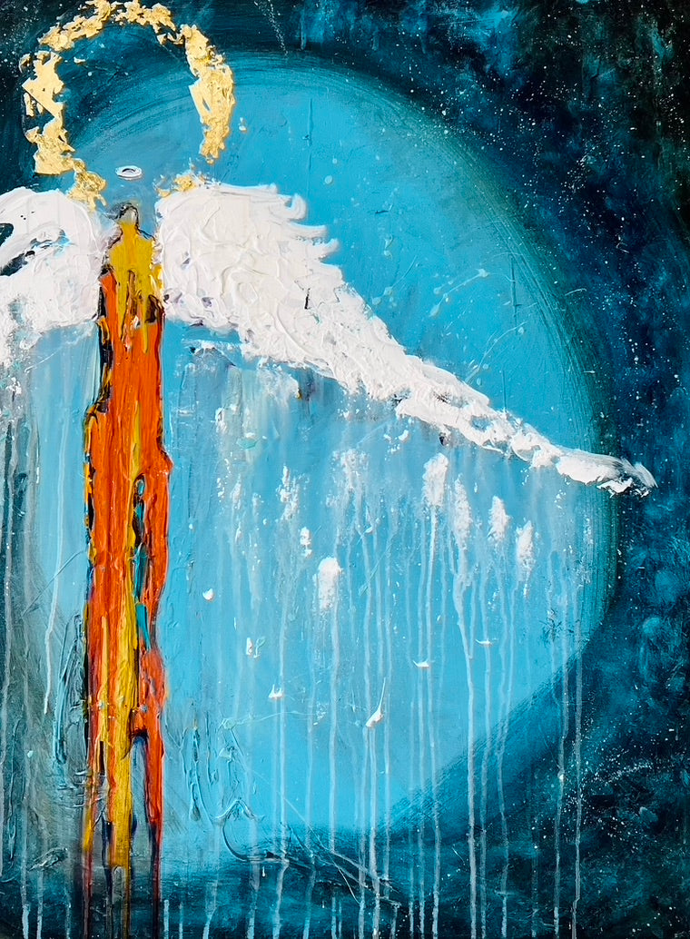 I'm Right Here 40"x30"