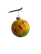 Load image into Gallery viewer, &quot;P&quot; Christmas Ornament Glass 4-1/2
