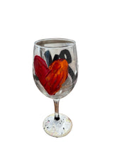 Load image into Gallery viewer, &quot;S&quot; Colorful Hand Painted Wine Glasses
