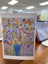 Load image into Gallery viewer, Colorful Floral Card with envelope