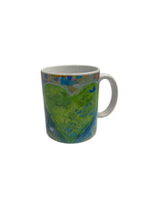 Load image into Gallery viewer, Pink and Green Heart Mug
