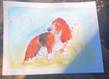 Load image into Gallery viewer, Watercolor Sketches 8"x10" with 11"x14" mat for framing CLICK HERE to Order