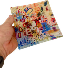 Load image into Gallery viewer, Glass Tray Poppies