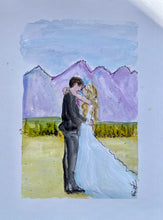 Load image into Gallery viewer, Watercolor Sketches 8"x10" with 11"x14" mat for framing CLICK HERE to Order