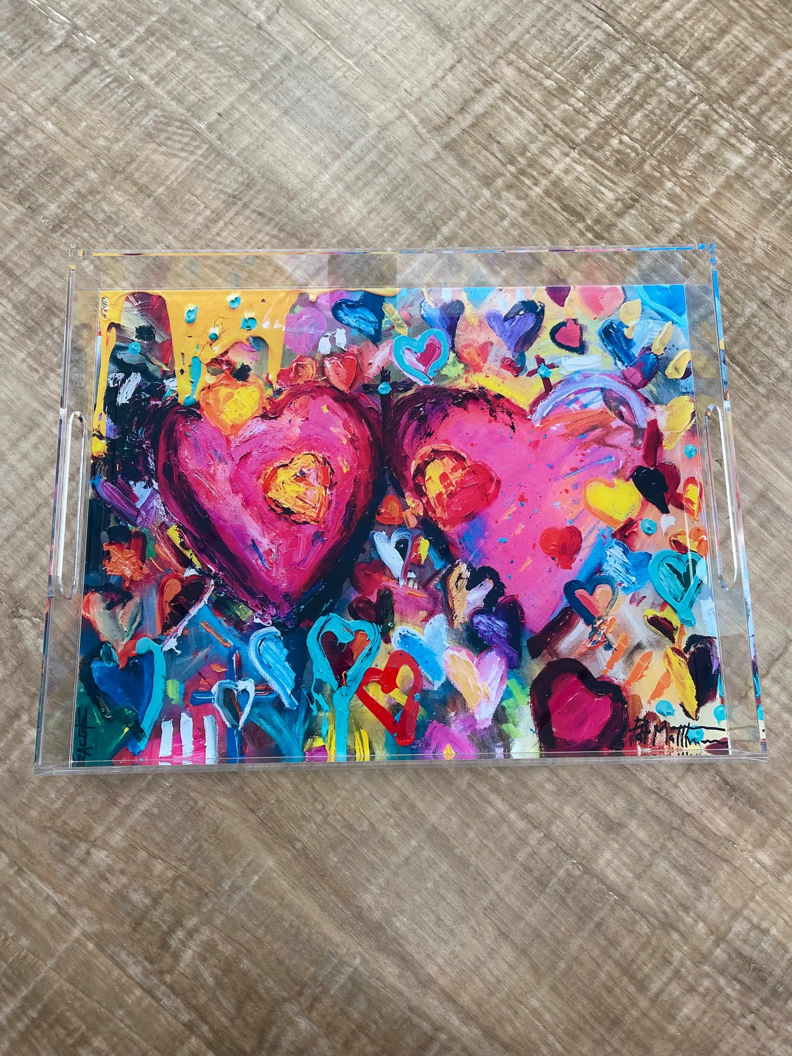 Tray Acrylic Hearts – Tracee Matthews dba artbytracee