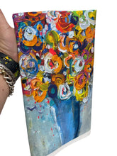 Load image into Gallery viewer, "D" Floral Tea Towel