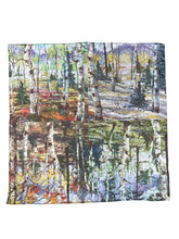 Load image into Gallery viewer, Aspen Trees in all 4 Seasons POCKET SQUARE