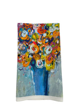 Load image into Gallery viewer, "D" Floral Tea Towel