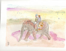 Load image into Gallery viewer, Watercolor Sketches 8"x10" with 11"x14" mat for framing CLICK HERE to Order