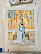 Load image into Gallery viewer, Watercolor Sketches 8"x10" with 11"x14" mat for framing CLICK HERE to Order