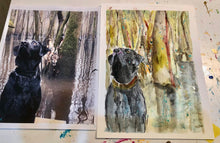 Load image into Gallery viewer, Watercolor Sketches 8"x10" with 11"x14" mat for framing CLICK HERE to Order