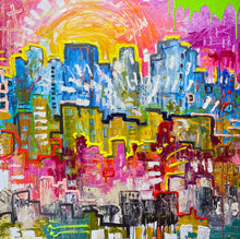 Load image into Gallery viewer, The City of Happiness 48&quot;x48&quot;
