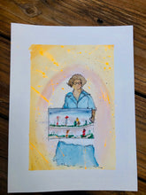 Load image into Gallery viewer, Watercolor Sketches 8"x10" with 11"x14" mat for framing CLICK HERE to Order