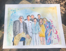 Load image into Gallery viewer, Watercolor Sketches 8"x10" with 11"x14" mat for framing CLICK HERE to Order