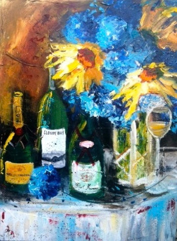Pintura de vino