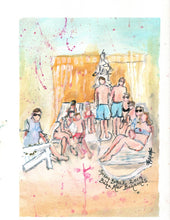 Load image into Gallery viewer, Watercolor Sketches 8"x10" with 11"x14" mat for framing CLICK HERE to Order