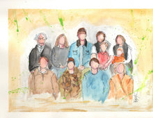 Load image into Gallery viewer, Watercolor Sketches 8"x10" with 11"x14" mat for framing CLICK HERE to Order