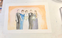 Load image into Gallery viewer, Watercolor Sketches 8"x10" with 11"x14" mat for framing CLICK HERE to Order