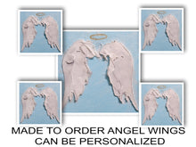 Load image into Gallery viewer, Angel Wings MADE TO ORDER Can be Personalized 4"x4" or 6"x6"