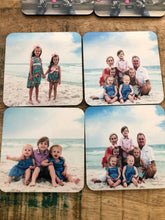 Load image into Gallery viewer, MAKE YOUR OWN COASTERS FROM PHOTOGRAPHS  coasters set of 4
