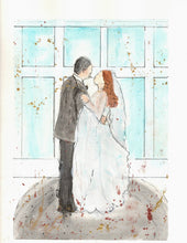 Load image into Gallery viewer, Watercolor Sketches 8"x10" with 11"x14" mat for framing CLICK HERE to Order