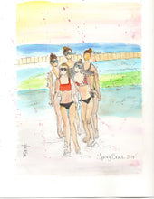 Load image into Gallery viewer, Watercolor Sketches 8"x10" with 11"x14" mat for framing CLICK HERE to Order