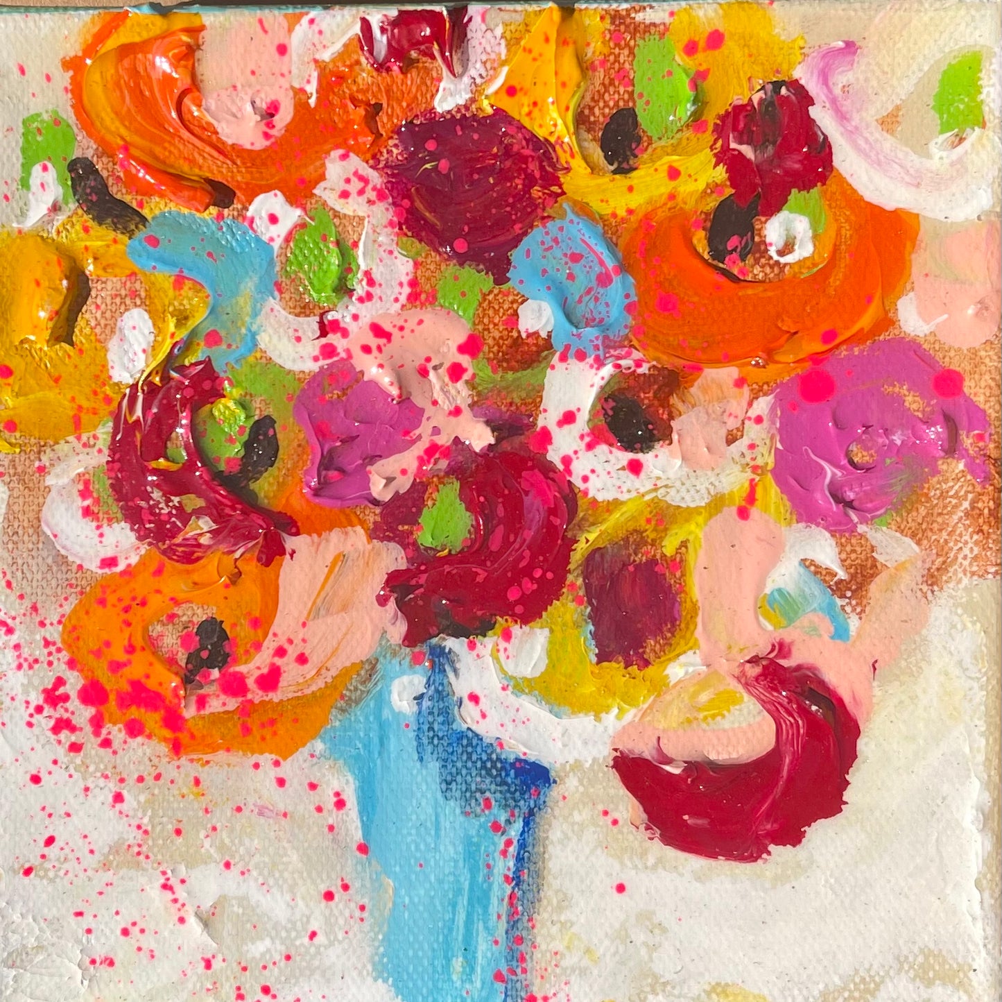6"x6" Floral 1 painting