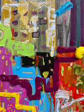 Load image into Gallery viewer, 24"x24" The lights of Little Rock