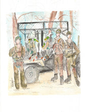 Load image into Gallery viewer, Watercolor Sketches 8"x10" with 11"x14" mat for framing CLICK HERE to Order