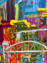 Load image into Gallery viewer, 24"x24" The lights of Little Rock