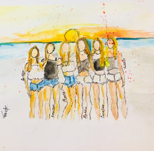 Load image into Gallery viewer, Watercolor Sketches 8"x10" with 11"x14" mat for framing CLICK HERE to Order