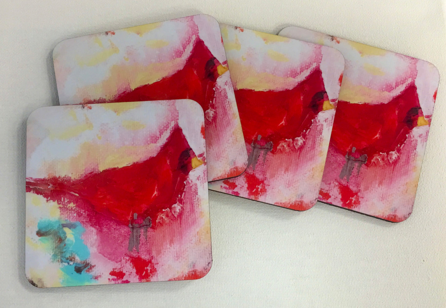 Cardinal Coasters set of 4