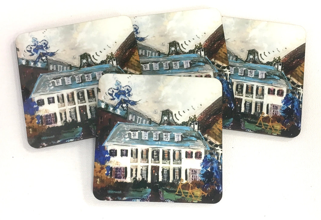 Kappa House at The U of A in Fayetteville, AR. Coasters set of 4