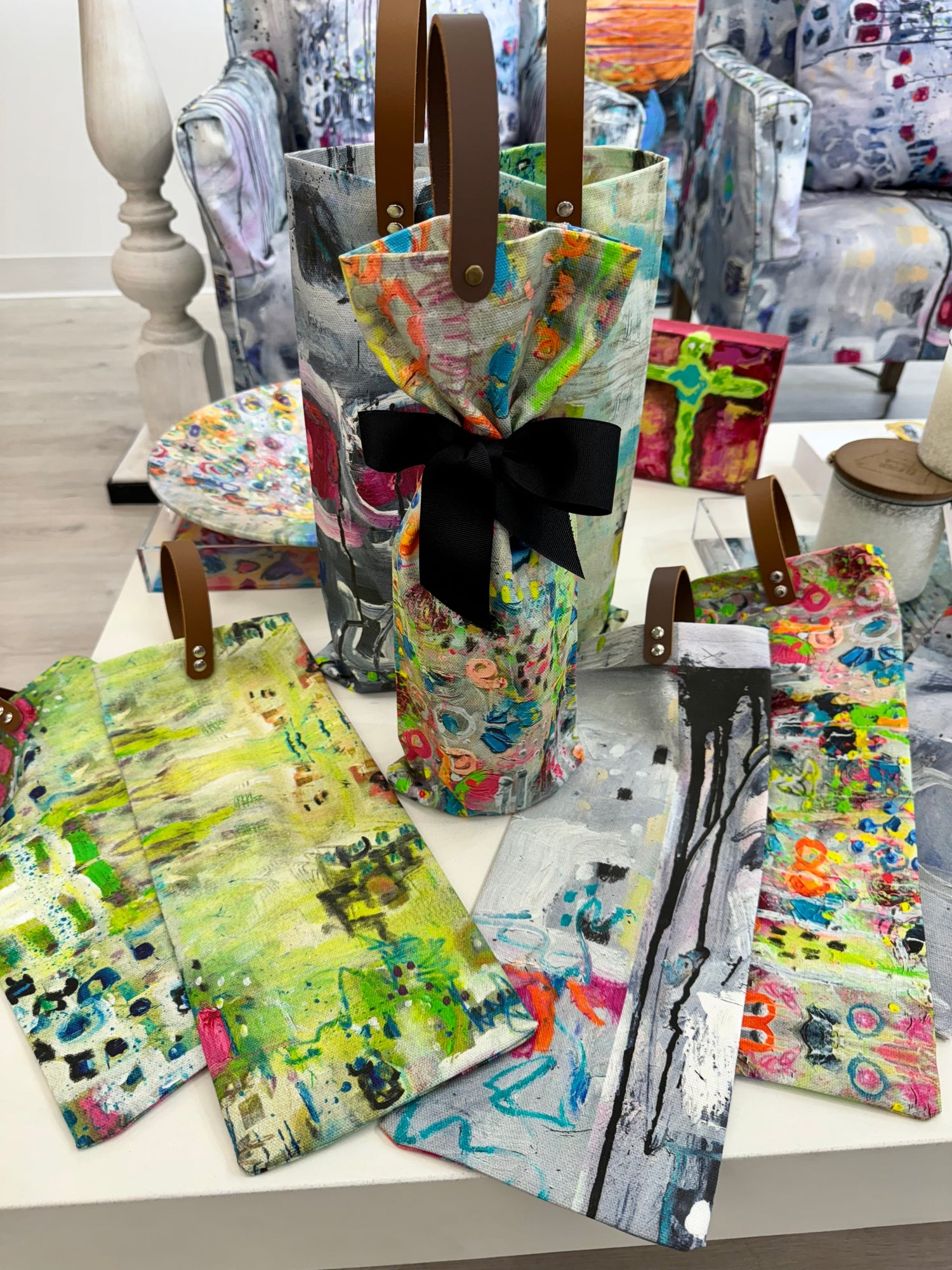 Art Totes for Wine