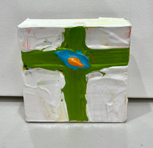4"x4"  Green cross