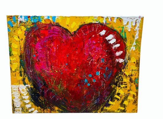 48"x36" Eres todo mi corazón 