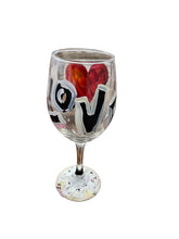 Load image into Gallery viewer, &quot;S&quot; Colorful Hand Painted Wine Glasses
