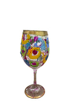 Load image into Gallery viewer, Colorful Hand Painted Wine Glasses &quot;E&quot;
