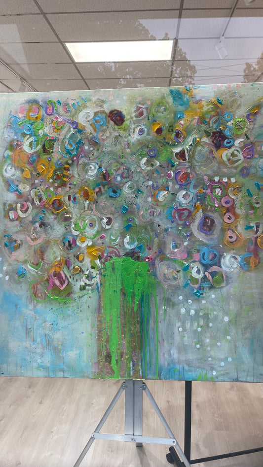 Agradecido 48"x48" 