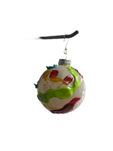Load image into Gallery viewer, &quot;X&quot; Christmas Ornament Glass 3-1/2
