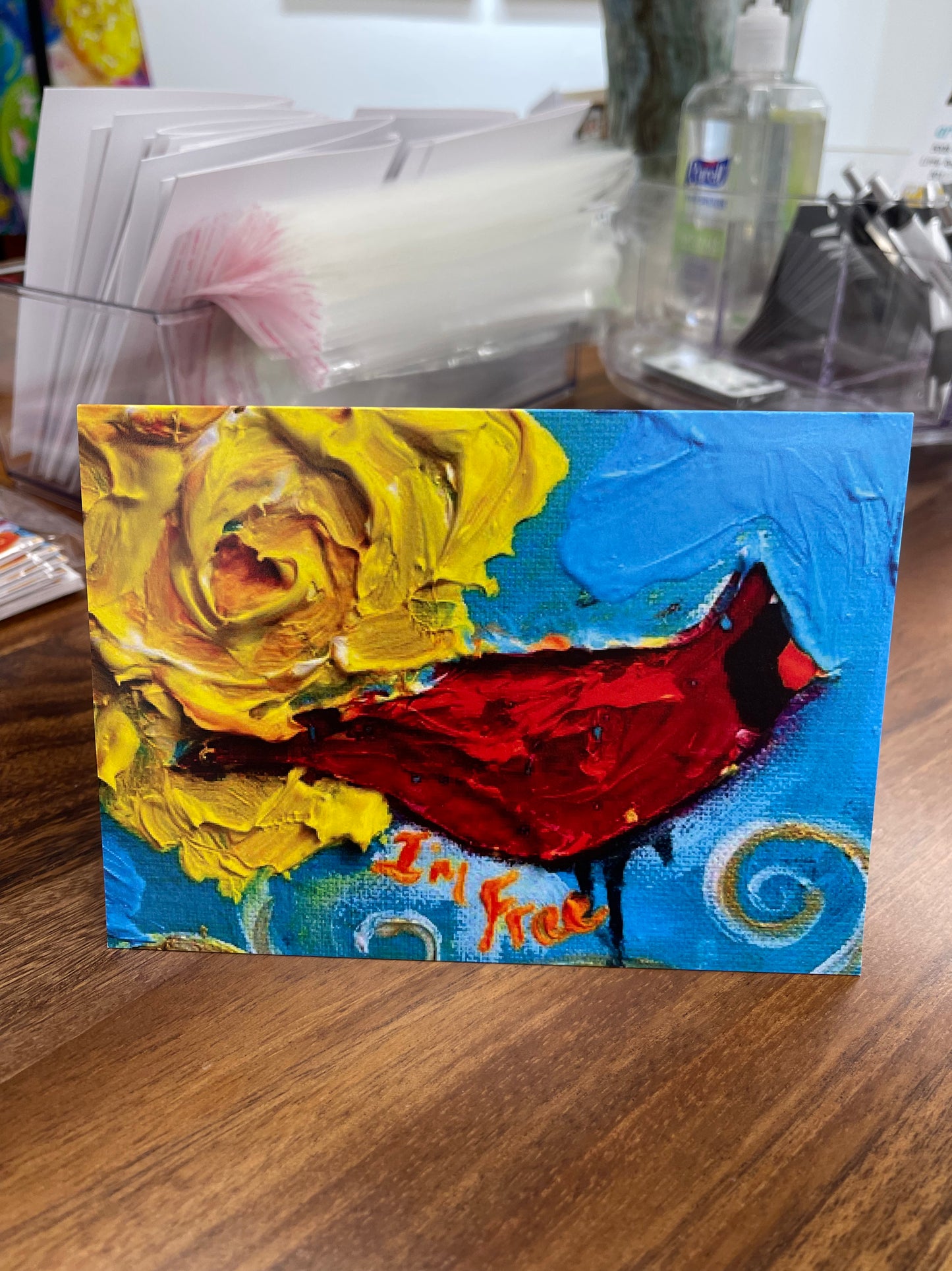 Cardinal Card with envelope